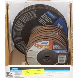 BOX OF 7" & 5" GRINDING DISCS