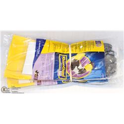 LOT OF 3 KLEEN GARD NEOPRENE CHEMICAL GLOVES XXL
