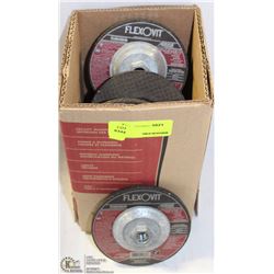 BOX OF FLEXOVIT 5" GRINDING DISCS