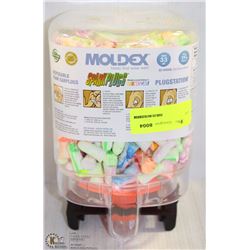 MOLDEX COLORED EARPLUGS - 250 PAIRS