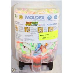 MOLDEX COLORED EARPLUGS - 250 PAIRS