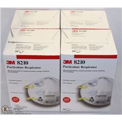 4 BOXES OF 3M PARTICULATE RESPIRATORS
