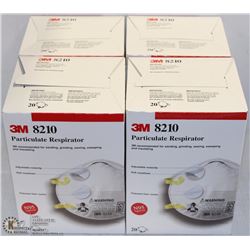 4 BOXES OF 3M PARTICULATE RESPIRATORS