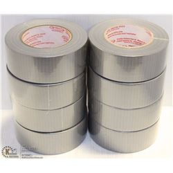 8 ROLLS CANTEC GREY DUCT TAPE