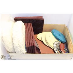 LOT OF ASST GRINDING DISCS/PADS AND MISC