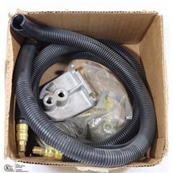 BOX WITH HOSE AND MISC