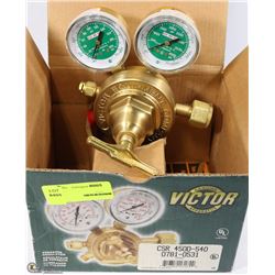 NEW VICTOR PRESSURE REGULATOR GAUGE