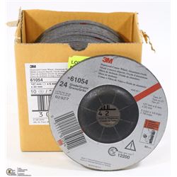 BOX OF TEN 3M 5" GRINDING DISCS