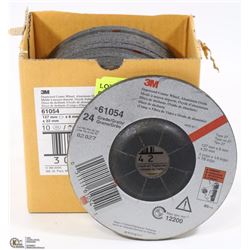 BOX OF TEN 3M 5" GRINDING DISCS