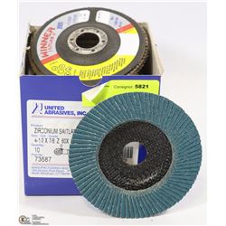 BOX OF TEN SAIT 4.5" FLAP DISCS