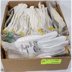 BOX OF ASST WHITE GLOVES