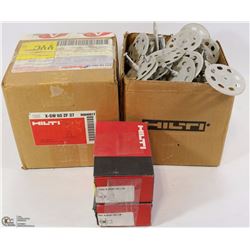 LOT OF HILTI FASTENERS AND MISC