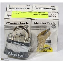 LOT OF 4 MASTERLOCKS
