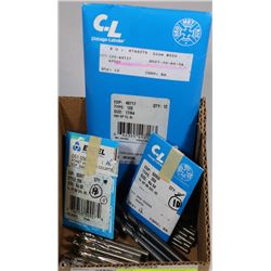 LOT OF 100 DRILL BITS  12 SIZES