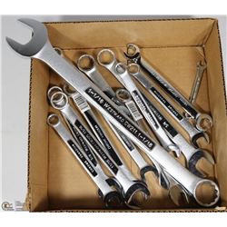 LOT OF 12 ASST METRIC & SAE WRENCHES