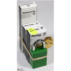 LOT OF 3 MASTERLOCK PADLOCKS