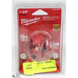 MILWAUKEE 1-3/8"  HOLE CUTTER