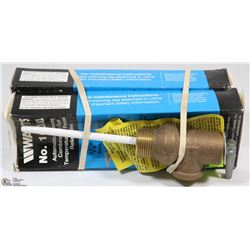 LOT OF 2 WATTS 100XL TEMPERATURE & PRESSURE RELIEF