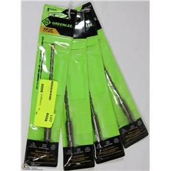 LOT OF 4 GREENLEE MASONRY DRILL BITS  3/16"X6"