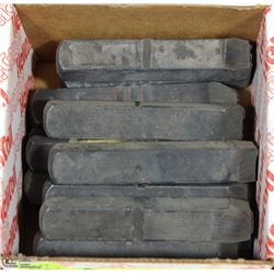 LOT OF 12 NUMBER & LETTER STAMPS