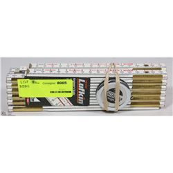 LOT OF 2 LUFKIN ENGINEER'S SCALE & 1 TAPE MEASURE