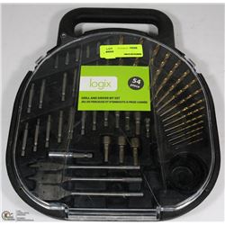 LOGIX 54 PIECE DRILL & BIT SET