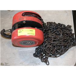 1-TON HS TYPE CHAIN BLOCK HOIST