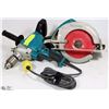 Image 1 : LOT OF 2 MAKITA POWER TOOLS INCL SKILSAW & HAMMER