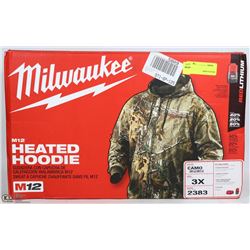 NEW MILWAUKEE 3XL M12 LITH-ION HEATED HOODIE-CAMO