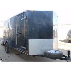 2007 SNOWBEAR ENCLOSED UTLITY TRAILER RAMP DOOR WI