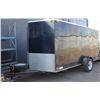 Image 2 : 2007 SNOWBEAR ENCLOSED UTLITY TRAILER RAMP DOOR WI