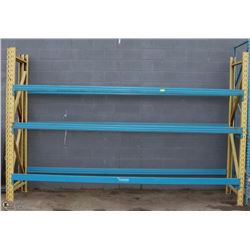 12FT INDUSTRIAL RACKING (WITH BLUE BARS)