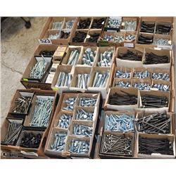 PALLET OF ASSORTED INDUSTRIAL FASTENERS
