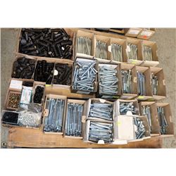 PALLET OF ASSORTED INDUSTRIAL FASTENERS