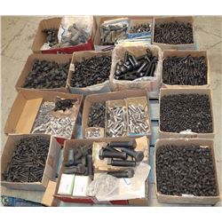 PALLET OF ASSORTED INDUSTRIAL FASTENERS