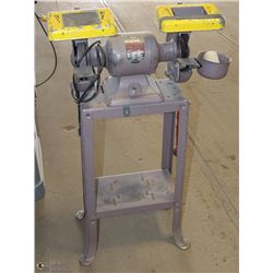 ROCKWELL GRINDER/BUFFER BRUSH BENCH COMBO