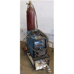 MILLER 115V WIRE WELDER W/ CART + SUPPLY TANK