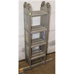KRAUSE MULTI-MATIC PORTABLE ALUMINIUM LADDER