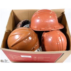 LOT OF HARD HATS