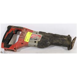 MILWAUKEE CORDLESS RECIPROCATING SAW, NO BATTERY