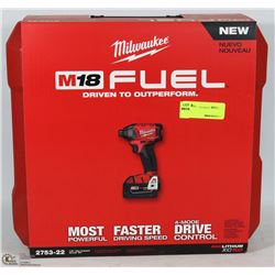 NEW MILWAUKEE M18 1/4" HEX IMPACT DRIVER KIT