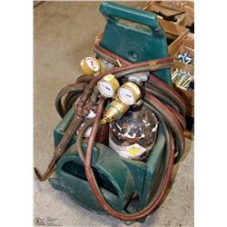 ACETYLINE TORTCH KIT W/ HOSE, TORCH & CARRY CASE