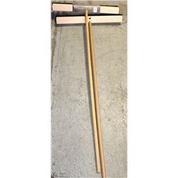 LOT OF 2 PUSH BROOMS