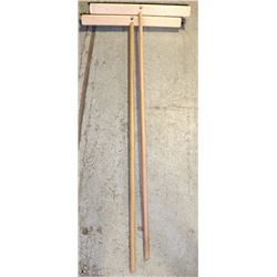 LOT OF 2 PUSH BROOMS