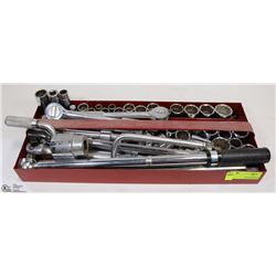 TOOL TRAY WITH ASST SOCKETS & RATCHETS