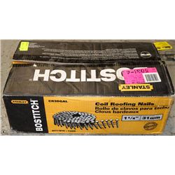 BOX OF BOSTITCH 1-1/4" 31MM COIL NAILS