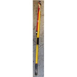 2 FIBERGLASS EXTENDING RODS & MOP HANDLE