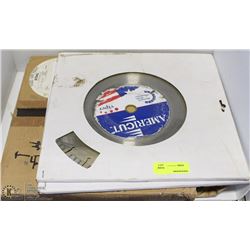 LOT OF VARIOUS CUTTING BLADES INCL 2 AMERICUT