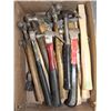 Image 1 : BOX FULL OF VARIOUS TYPES OF HAMMERS