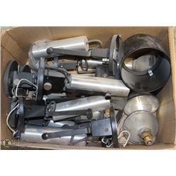 THEATRE-TYPE DIRECTIONAL LIGHTING CHROME FINISH,